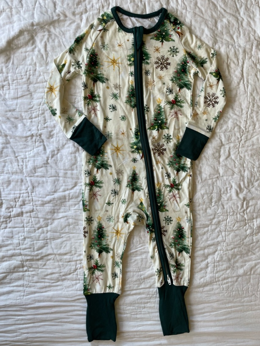 Kids Holiday Tree Bamboo Sleeper, 18-24 months